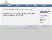Tablet Screenshot of cambridgetimber.co.uk